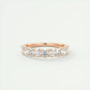 1.50 TCW Oval Cut Moissanite Bridal Wedding Band Mapple Gems